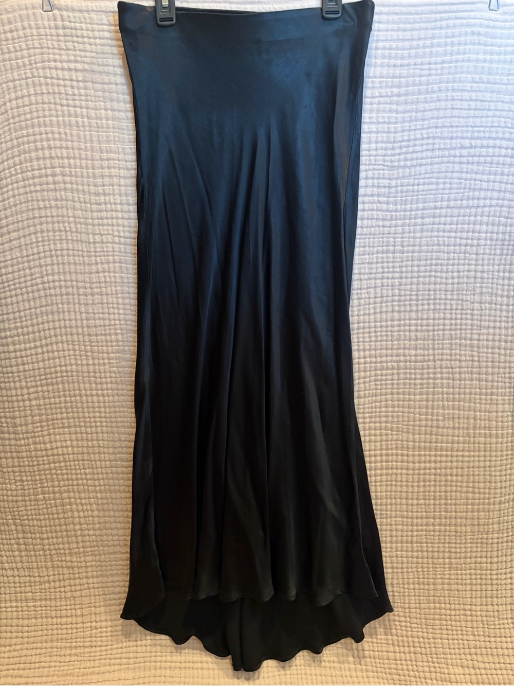 Cotton Candy LA Silk Slip Maxi Skirt Black Size M 53% Silk CP-10373
